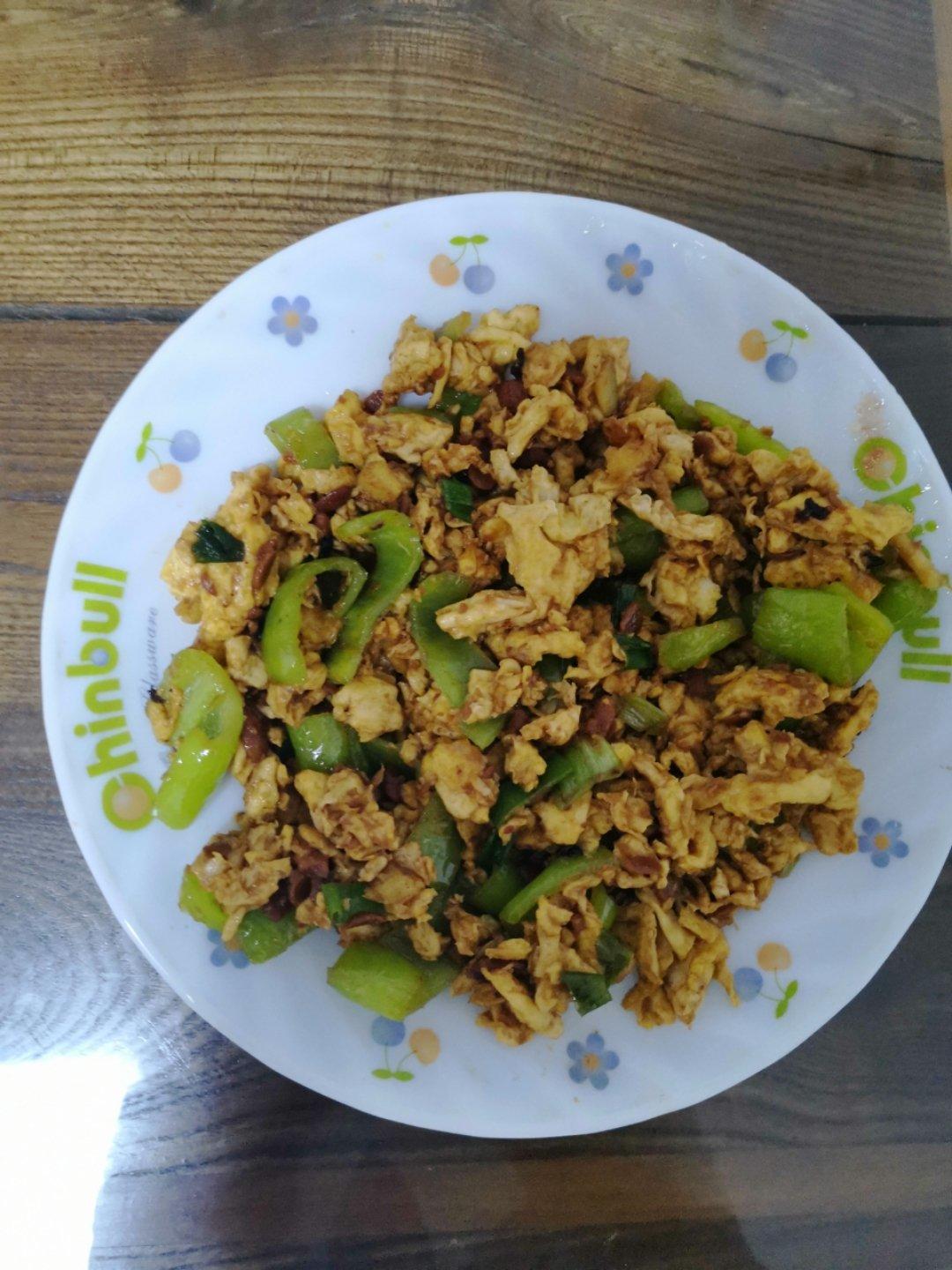 尖椒大酱炒鸡蛋（米饭杀手）