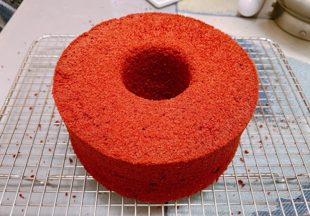 红丝绒戚风（7寸中空模）