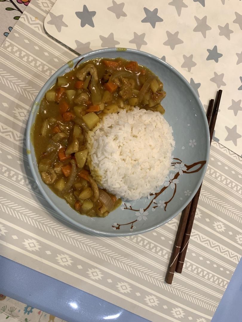 猪肉咖喱饭(超简单)