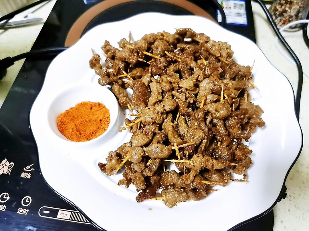 空气炸锅做的牙签牛肉