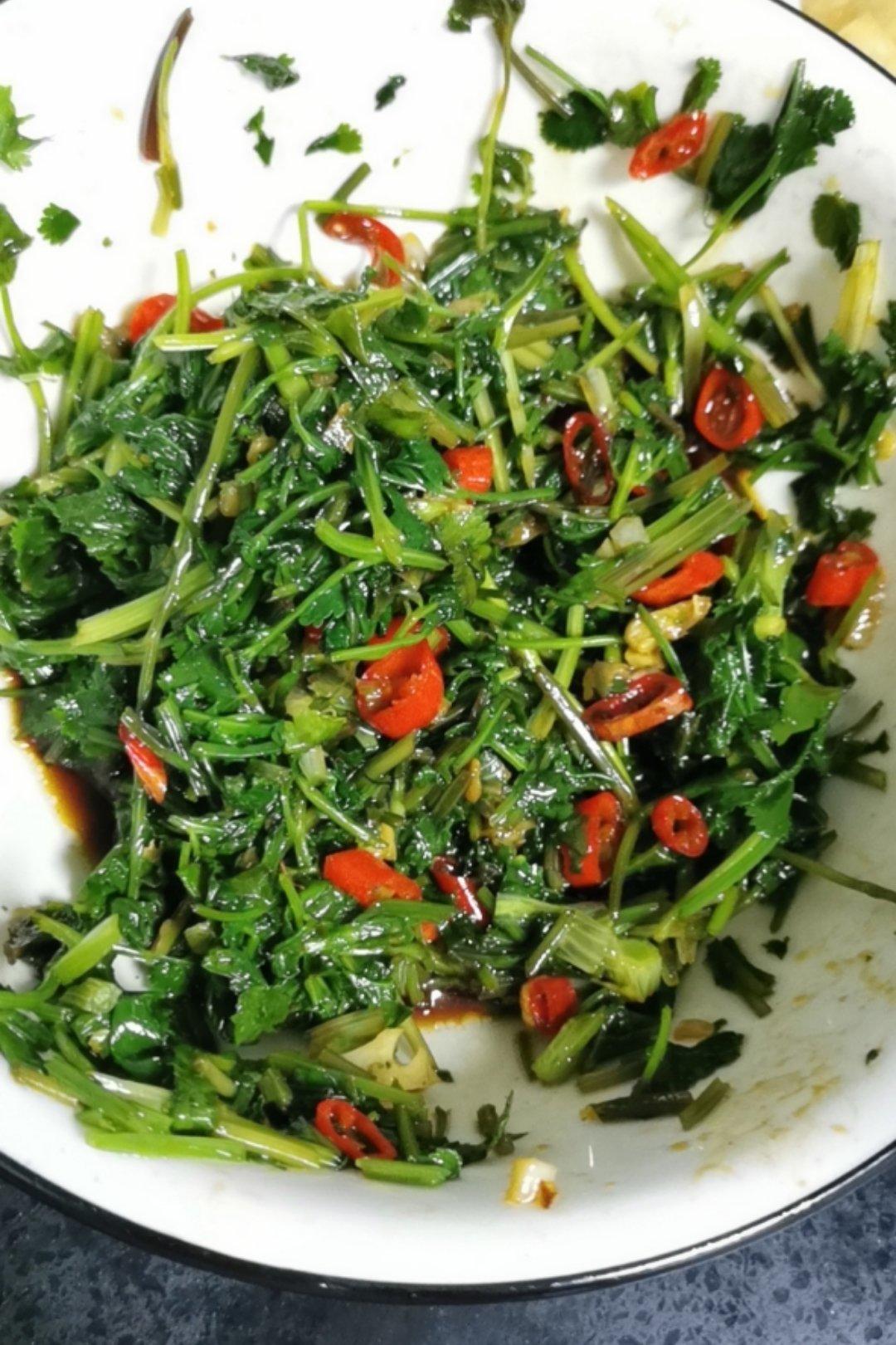 快手凉拌销魂香菜