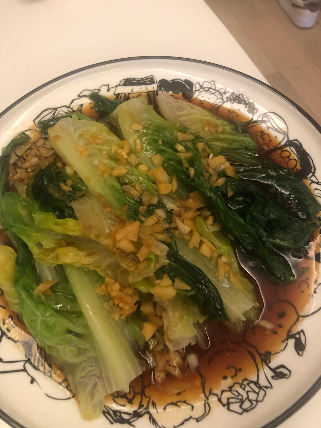 堪比饭店的白灼罗马生菜