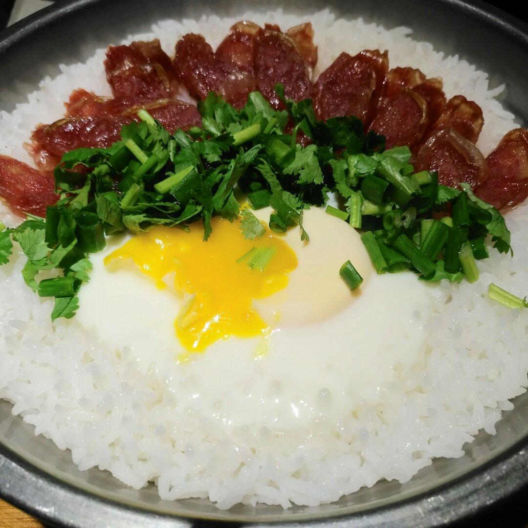 老曾曾曾做的超简易腊肠蒸饭