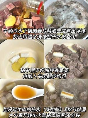 奶奶教我的牛肉萝卜汤真的太鲜了！！ ​​​的做法 步骤2