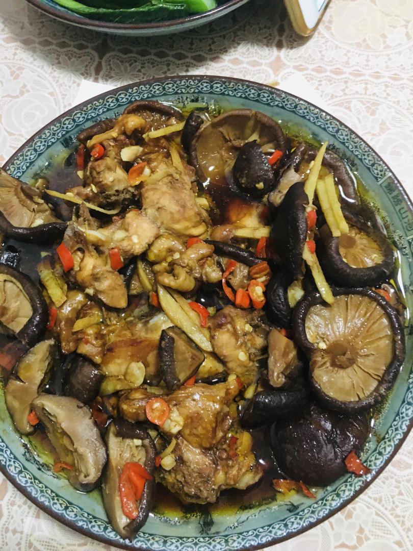 香菇蒸滑鸡