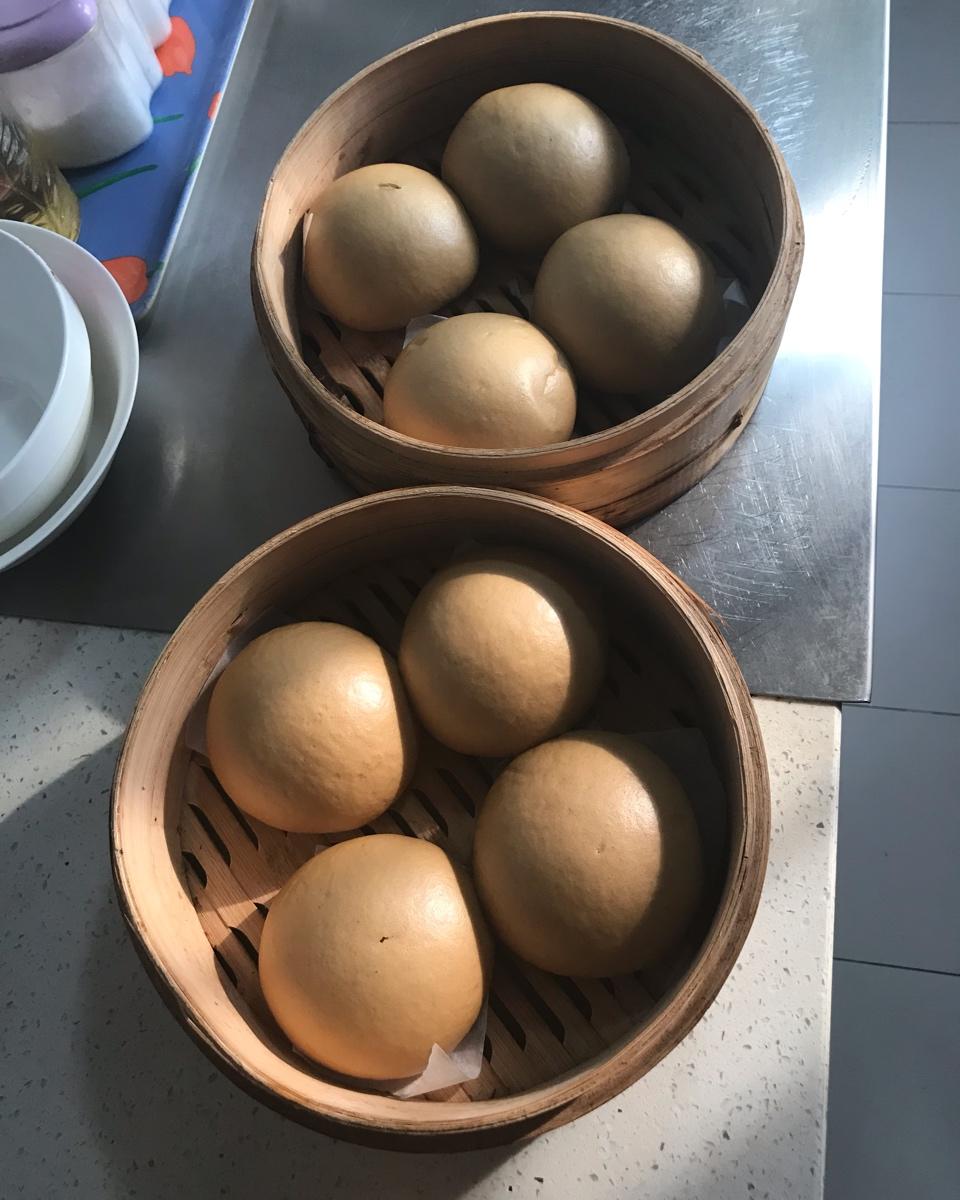 有着面包口感的红糖馒头（一次发酵）