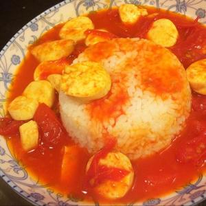 西红柿日本豆腐碟头饭的做法 步骤4