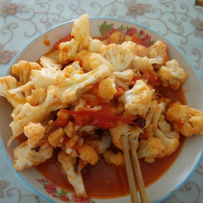 酸甜茄汁菜花