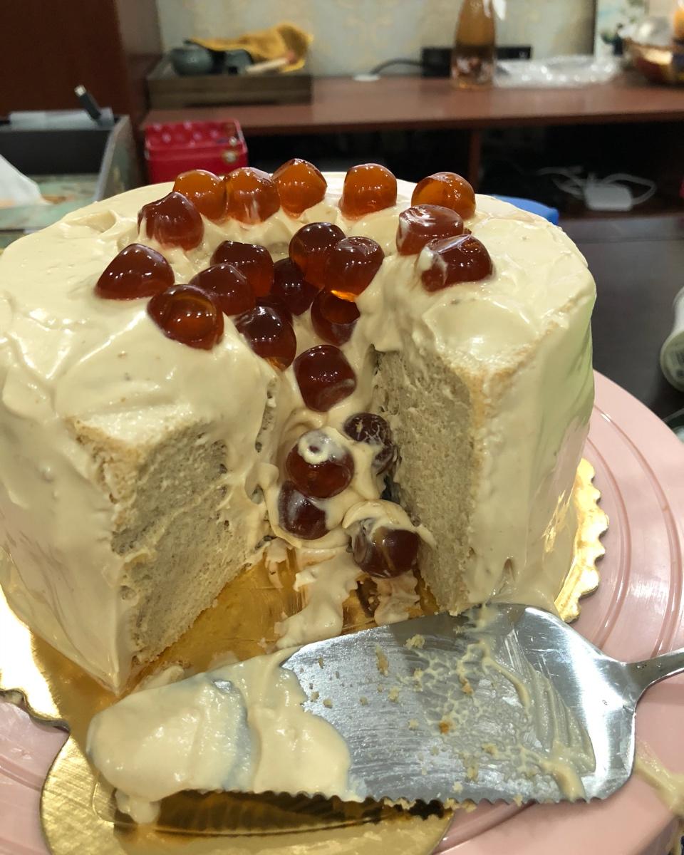 《Tinrry+》波波奶茶爆浆蛋糕（6寸配方）