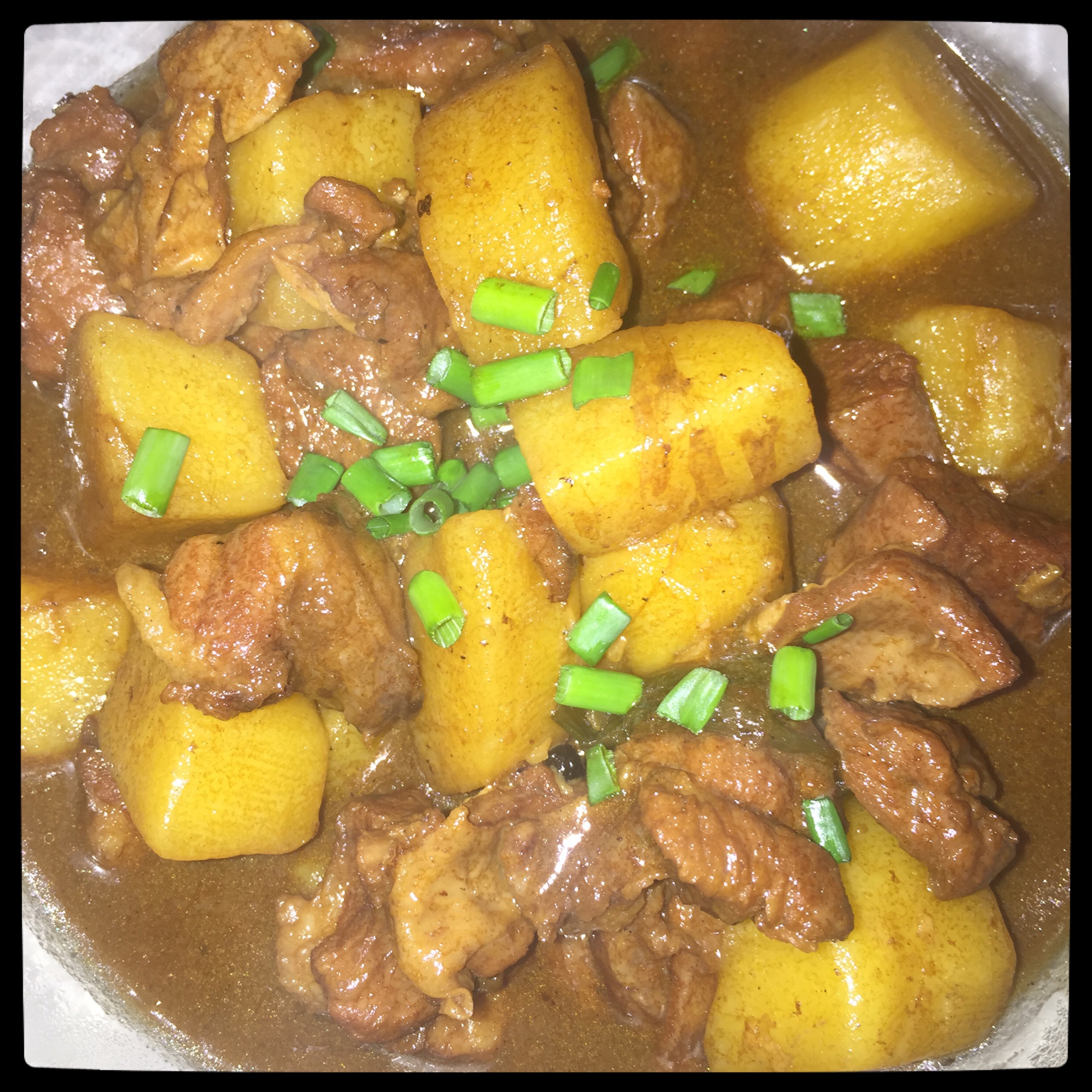 小羊排烧土豆