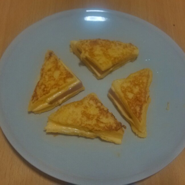 十分钟快手早餐【港式火腿西多士】