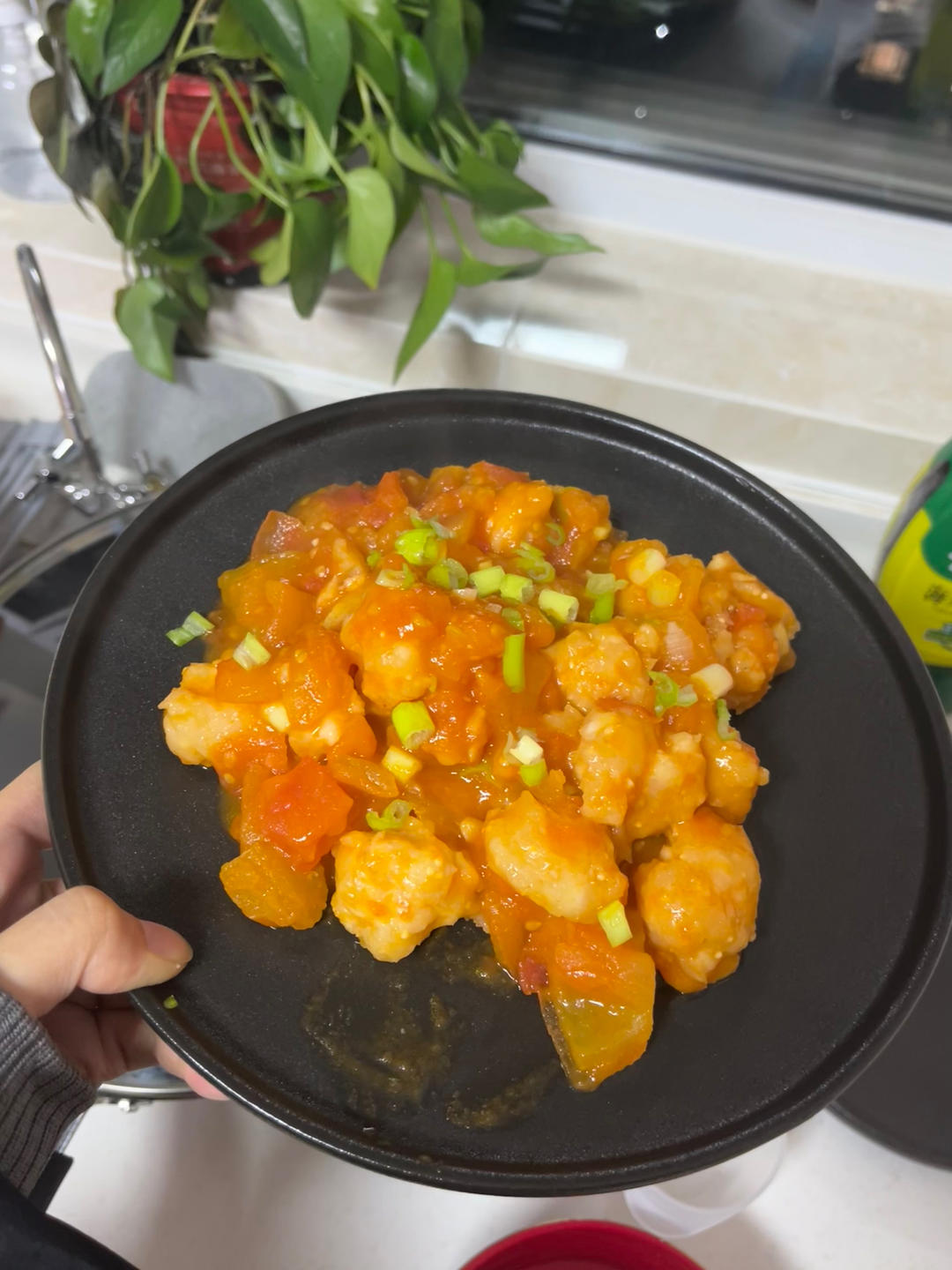 【番茄酸汤虾滑】家常快手做法