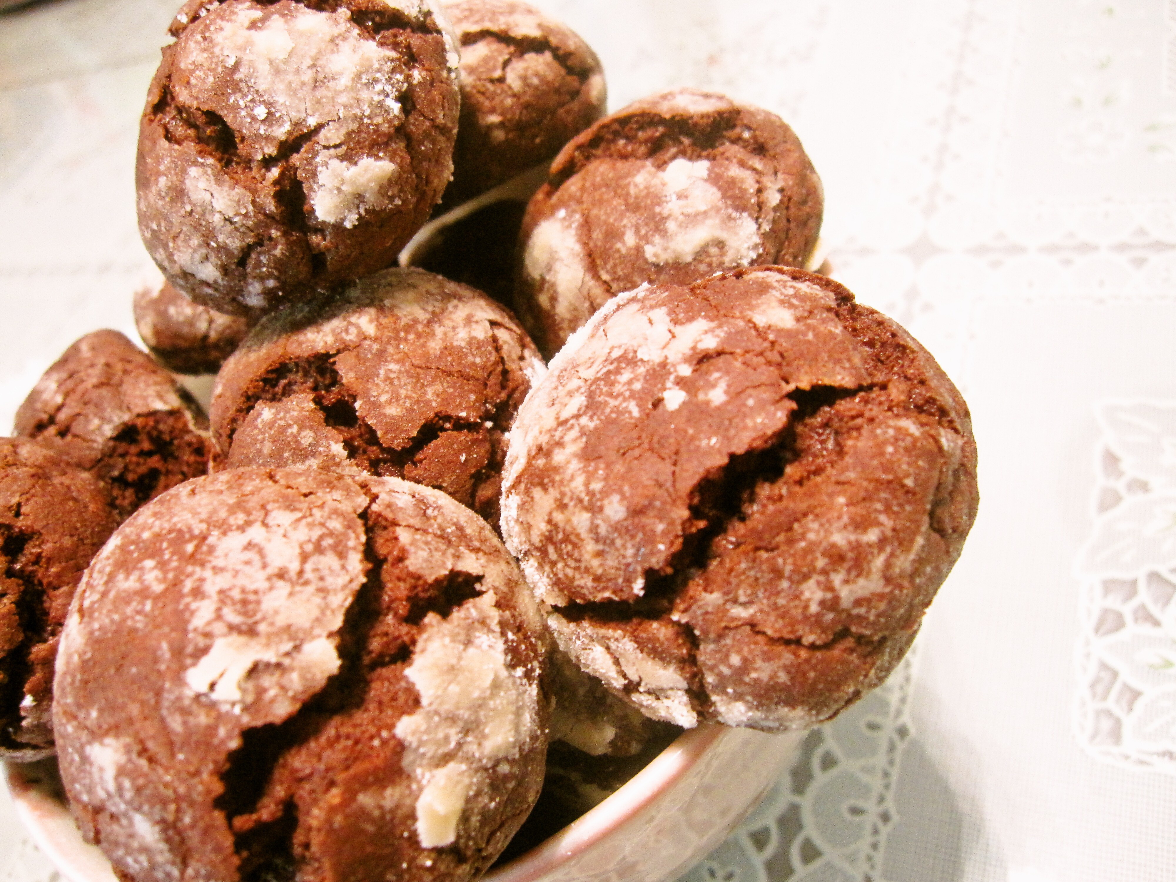 巧克力裂纹曲奇