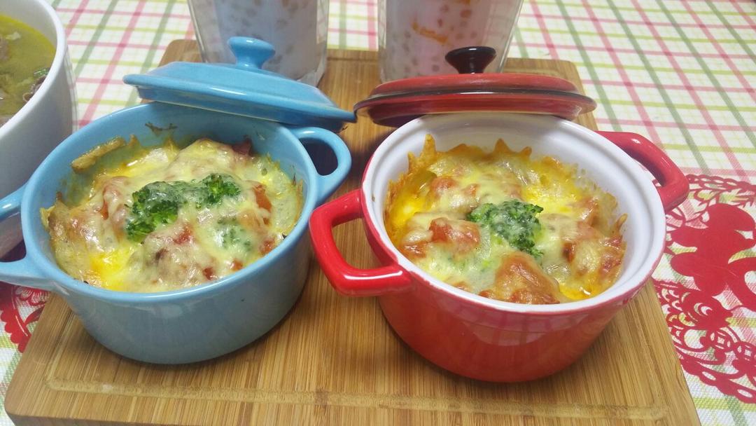 芝士焗意式肉丸