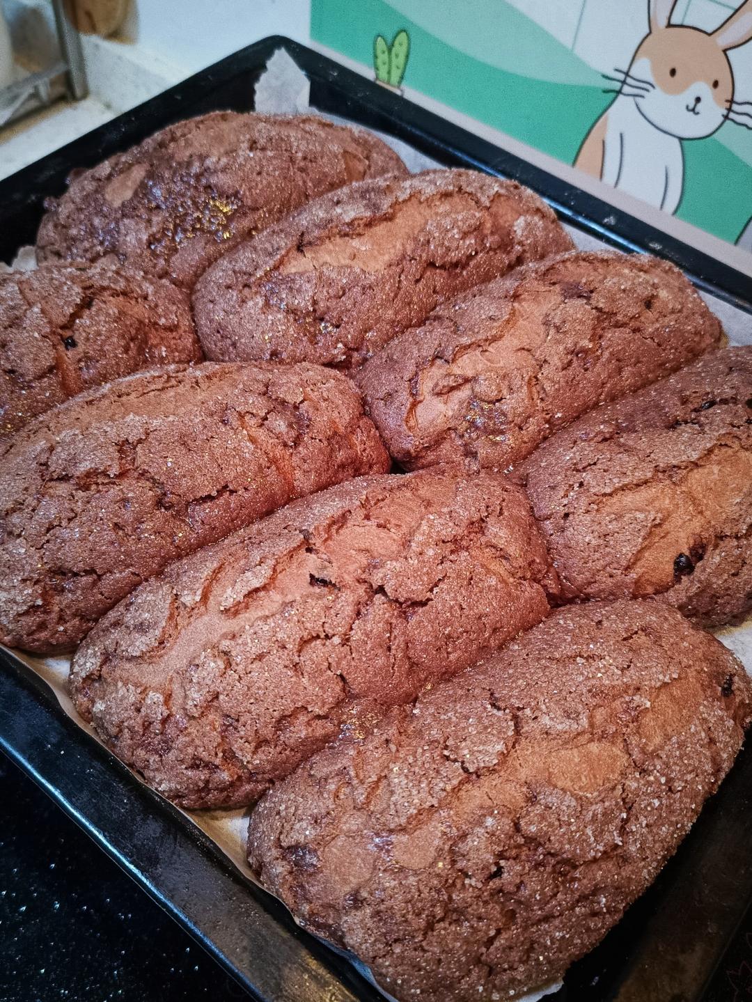 我宣布，我被它征服了｜巧克力酥皮面包