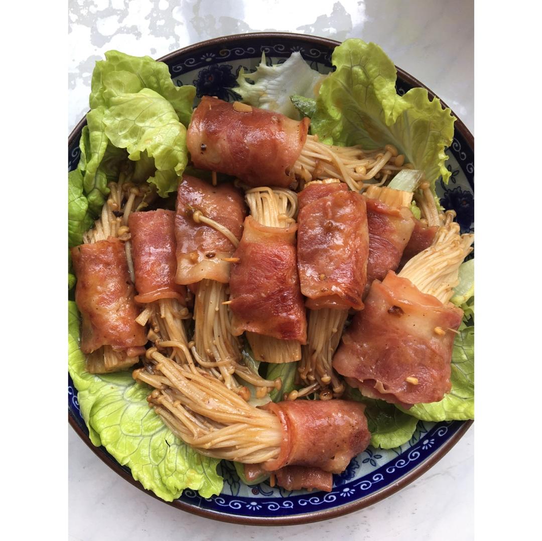 金针菇培根卷