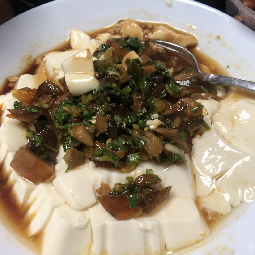 皮蛋豆腐