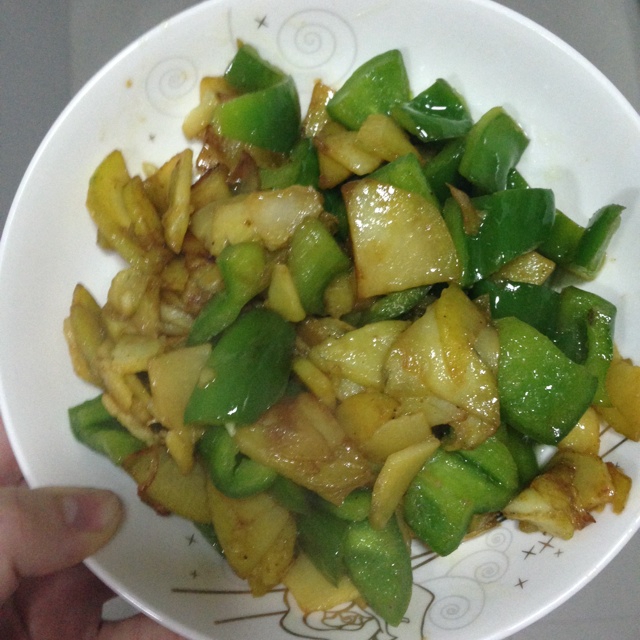 懒人版青椒土豆片