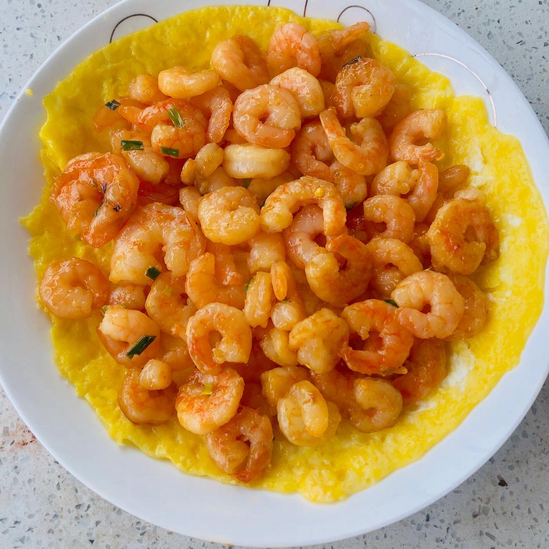 滑蛋虾仁减脂餐！巨简单一学就会