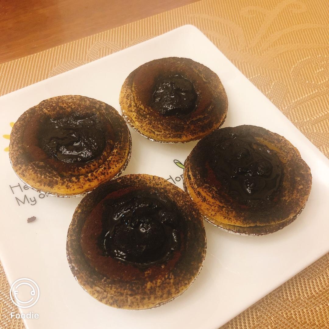 香浓丝滑❗️🔥一口爆浆的巧克力脏脏蛋挞❗️