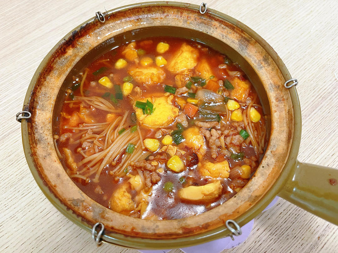 超级下饭菜--金针菇日本豆腐