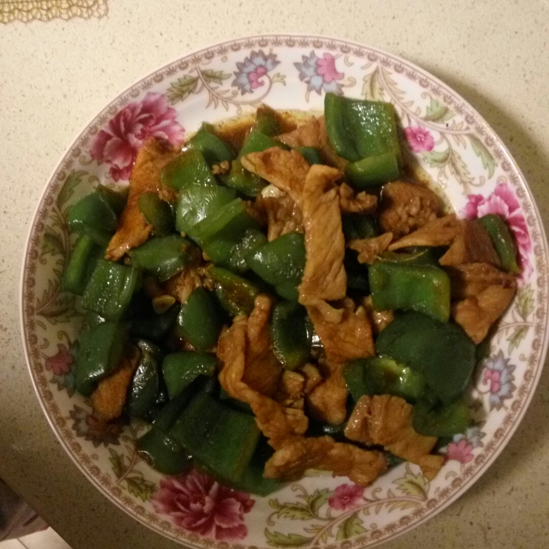 家常菜－青椒炒肉