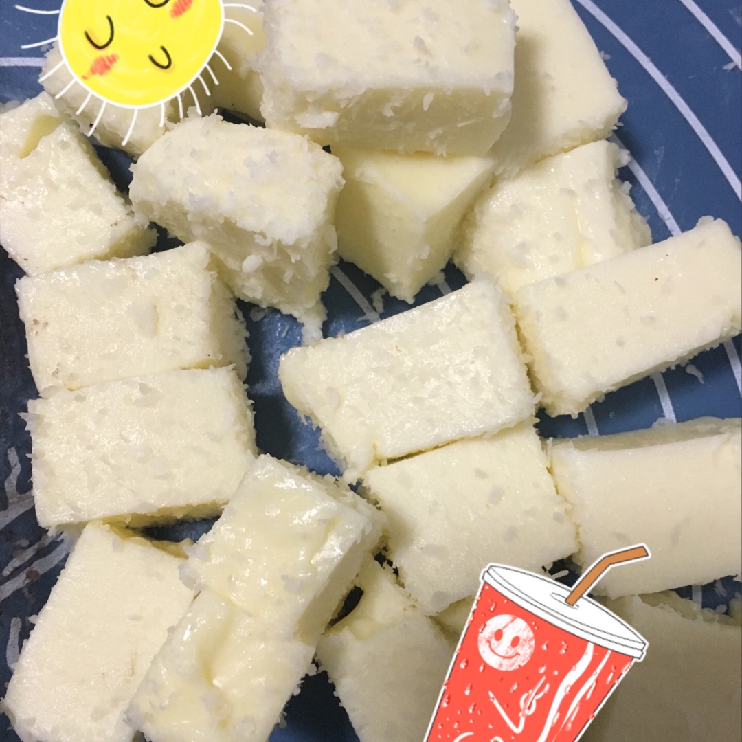 完胜85度C牛奶椰丝小方