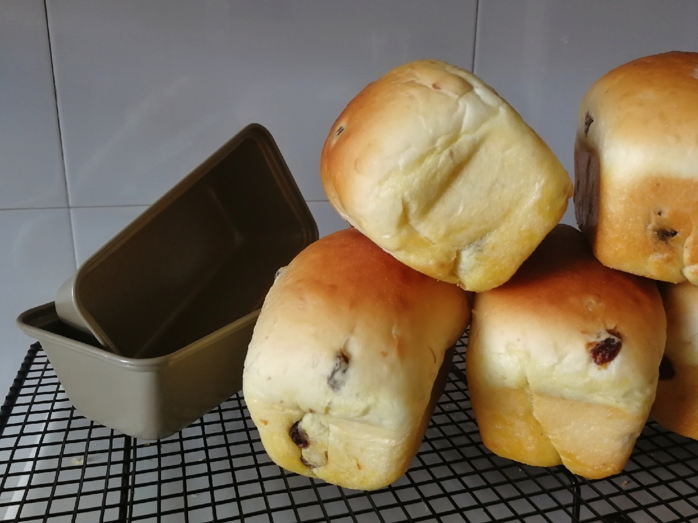 葡萄干小槽子面包（马迭尔风味）的做法