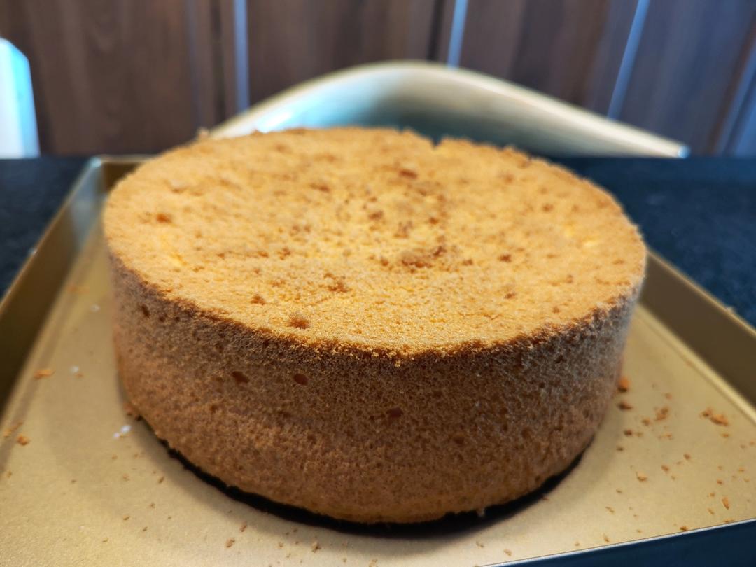 超好记八寸戚风蛋糕（后蛋法）