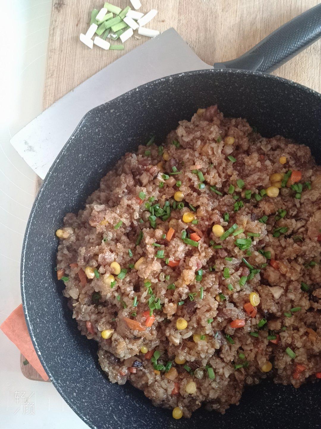 真正的生炒腊味糯米饭