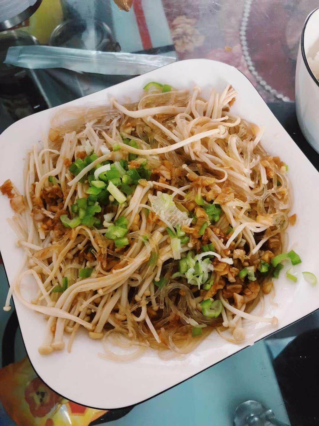 蒜蓉粉丝金针菇