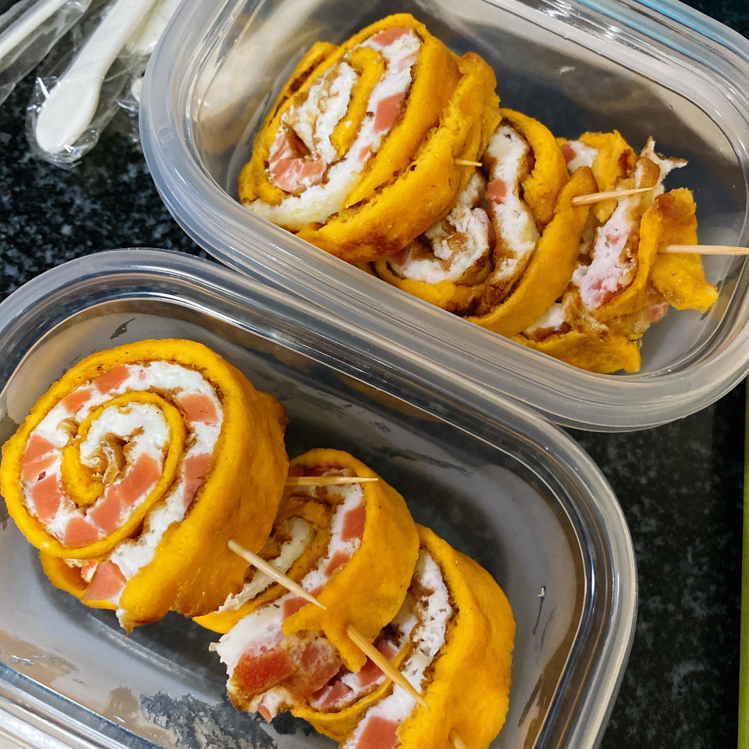 高颜值早餐鸡蛋卷❗️❗️双色鸡蛋卷