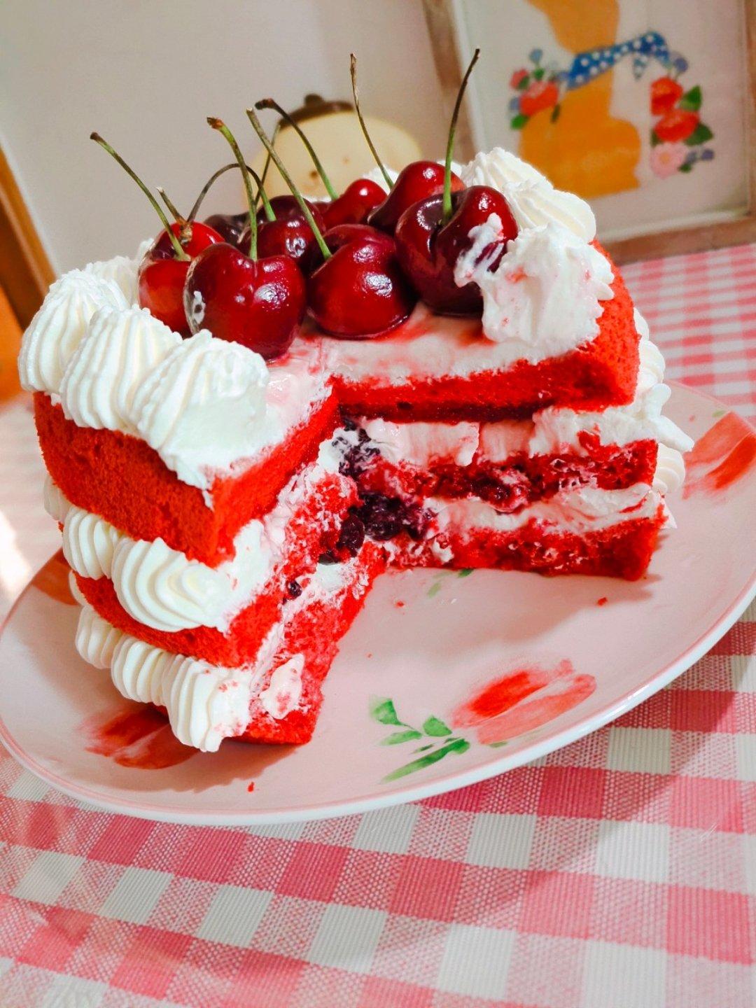 红丝绒戚风蛋糕-精华液版