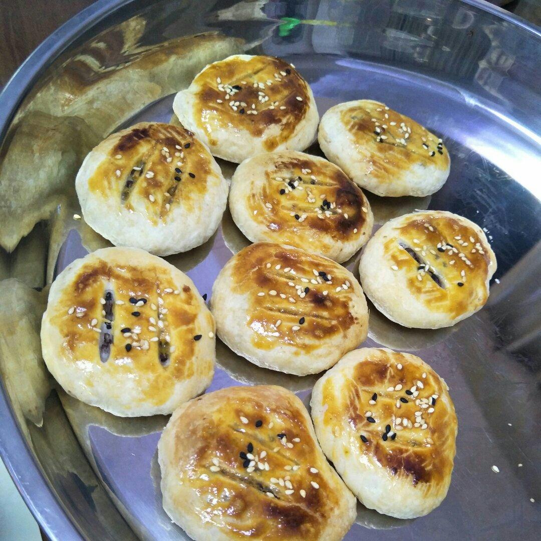 豆沙馅老婆饼（玉米油版）