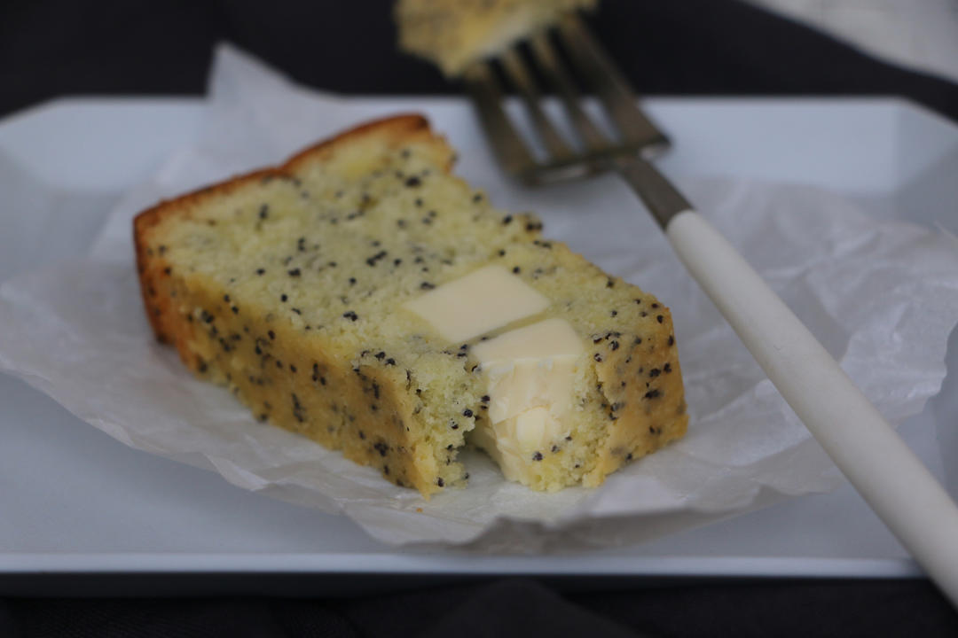 【川上文代】奶油奶酪块牛油磅蛋糕 罂粟籽是真爱！