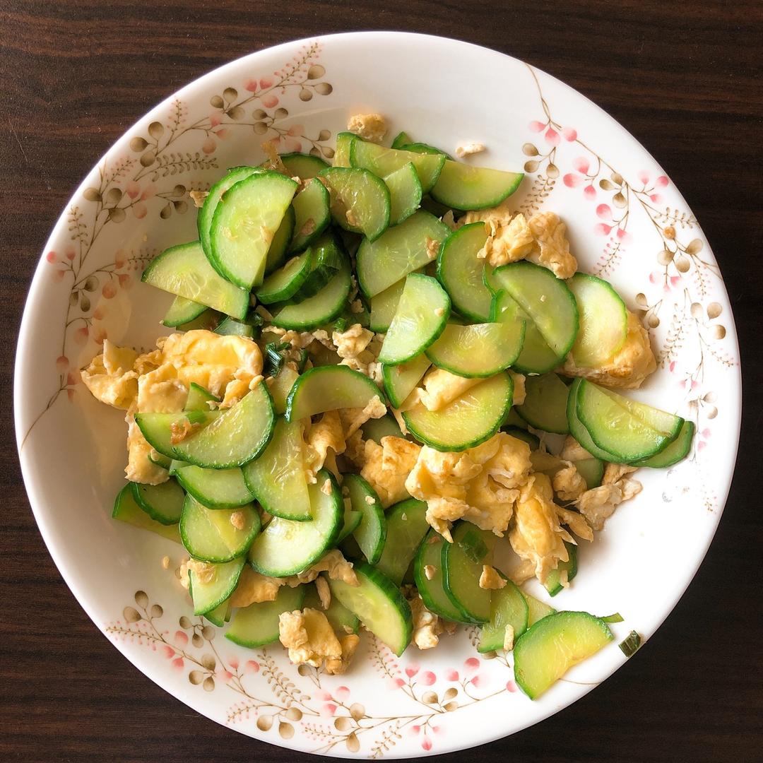 黄瓜炒蛋