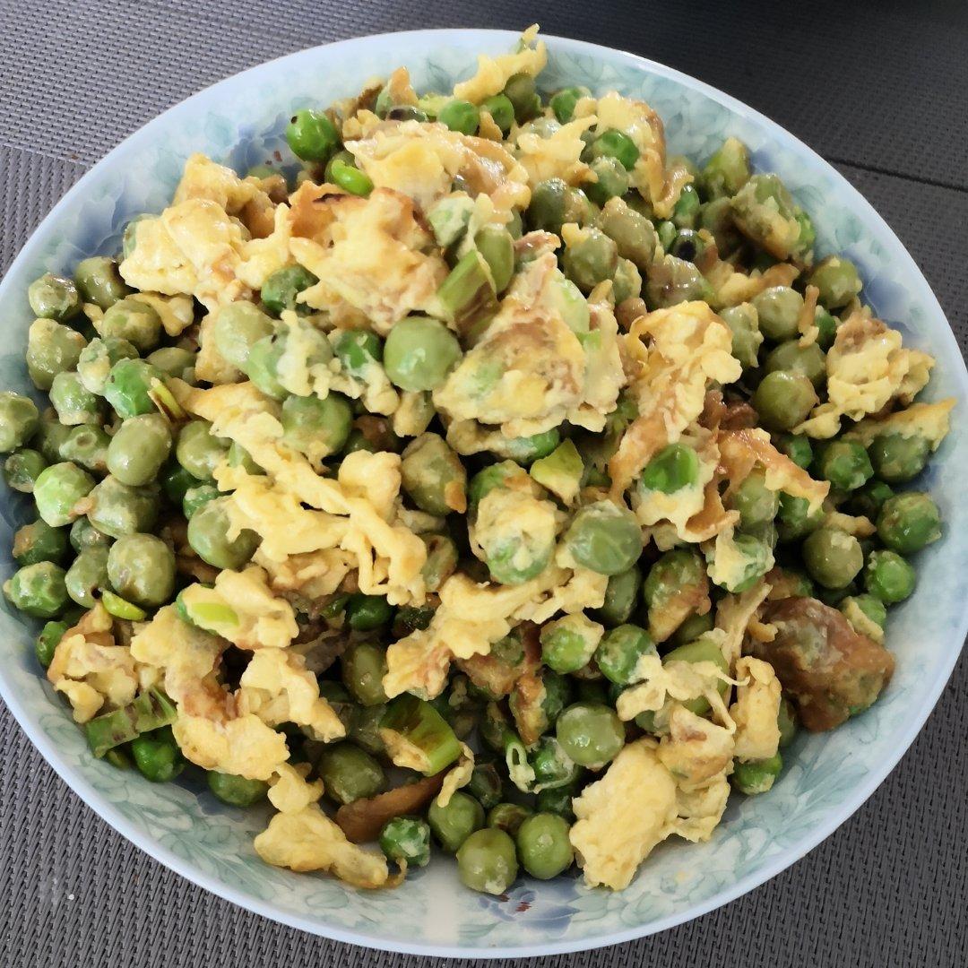 豌豆炒鸡蛋
