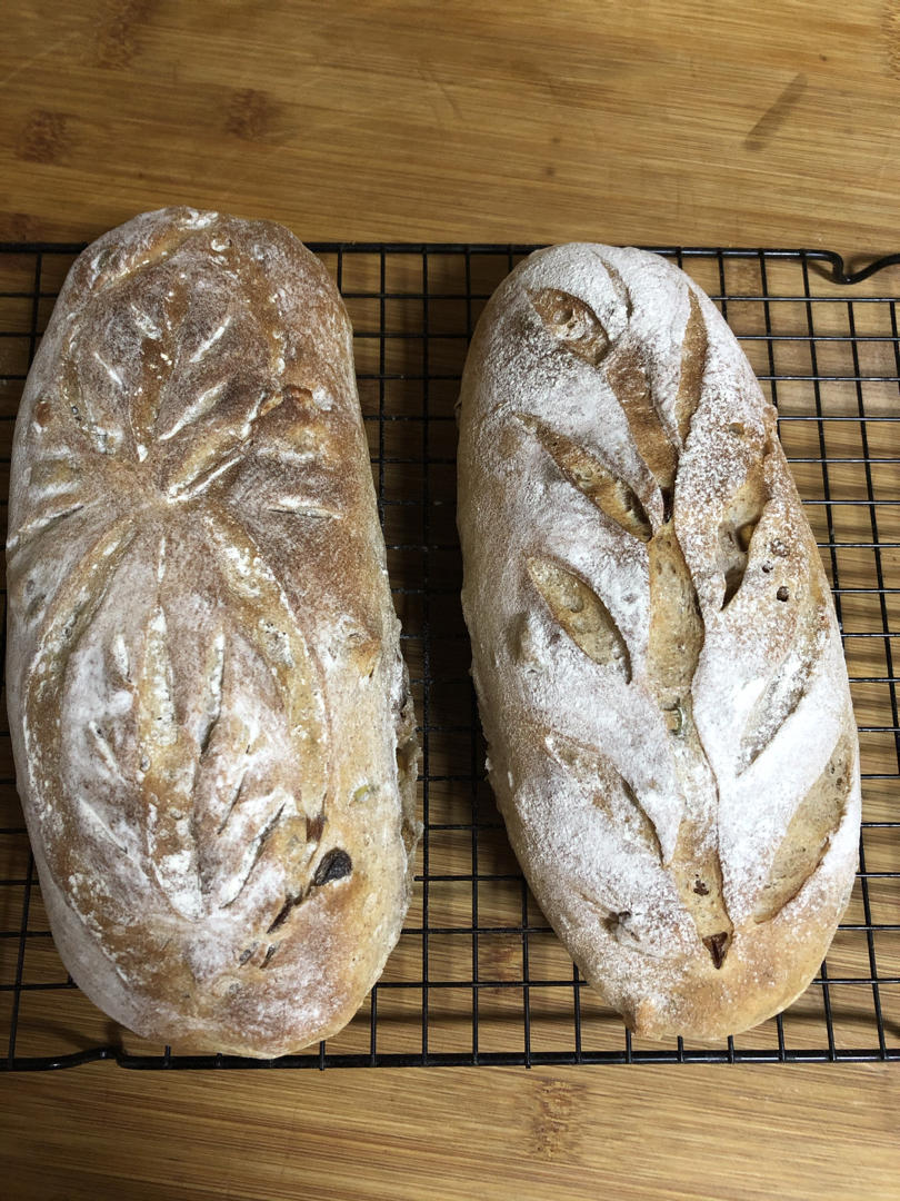 全麦核桃包～软欧包