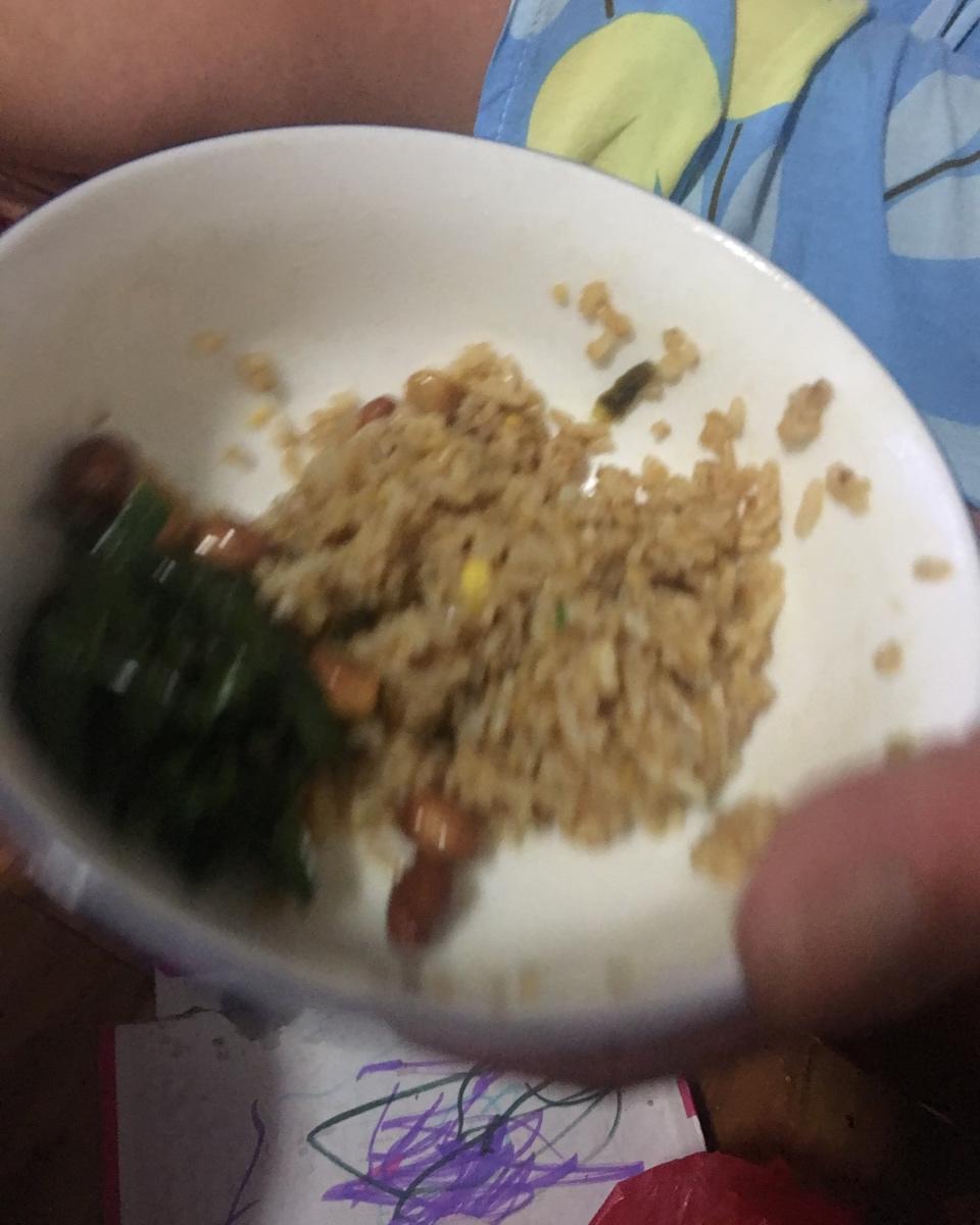 小时候的酱油炒饭