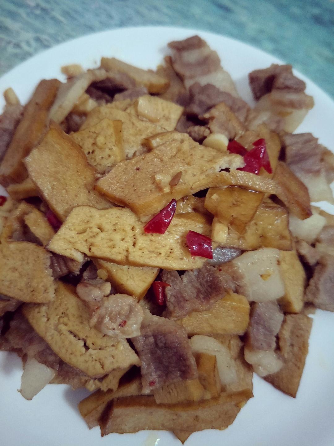 maggie7777做的豆腐干香干炒肉