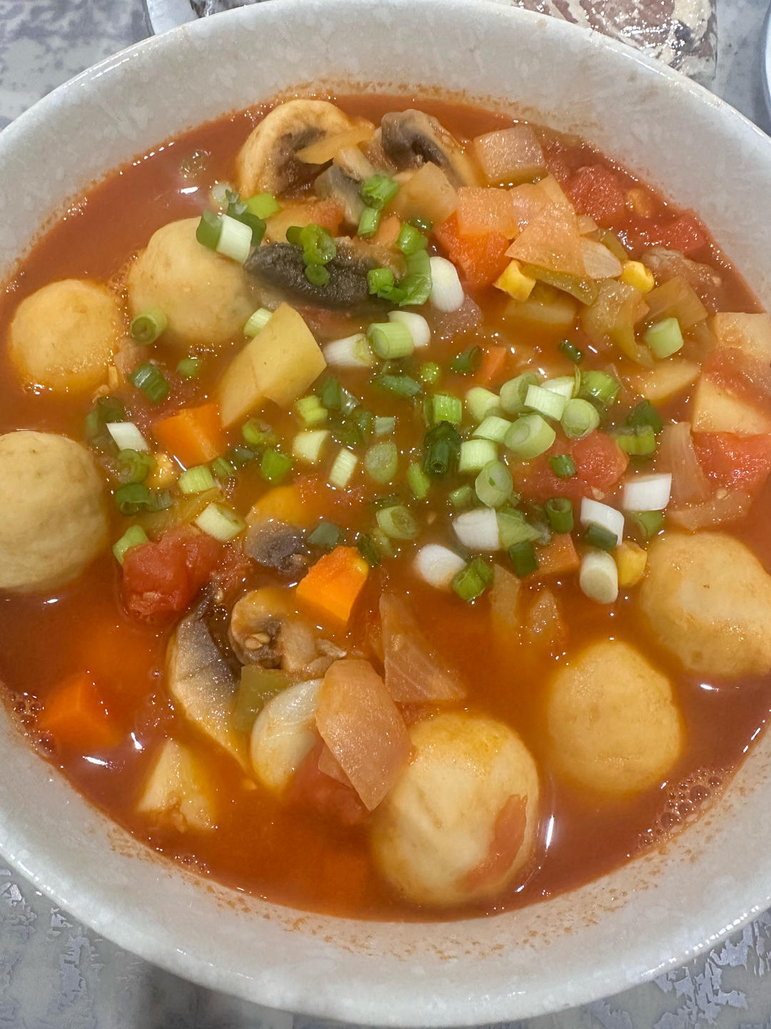 番茄鱼丸汤
