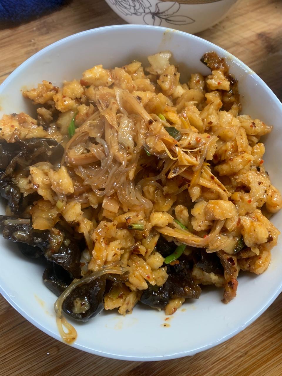 疫情期间自制泡馍小炒