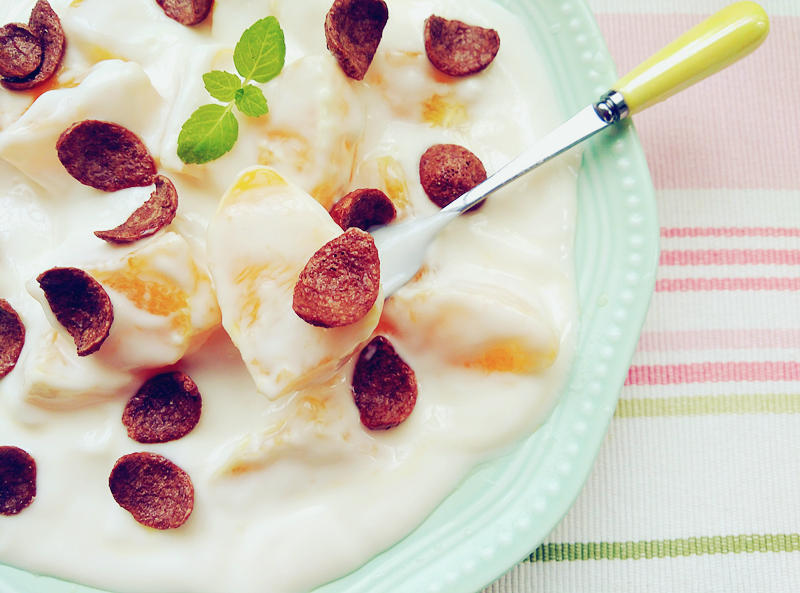 酸奶淋甜橙的做法