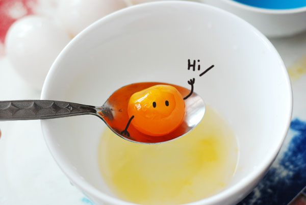 咸蛋清利用tips【自制咸蛋黄】消耗咸蛋白的做法