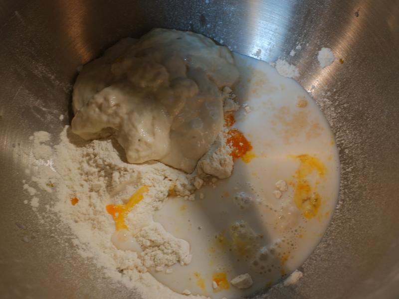 纯奶手撕吐司的做法 步骤1