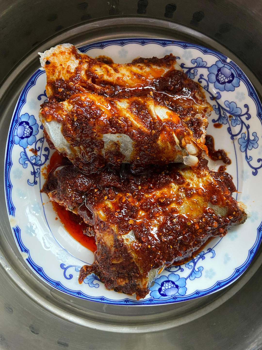 冷面店的韩式蒸明太鱼