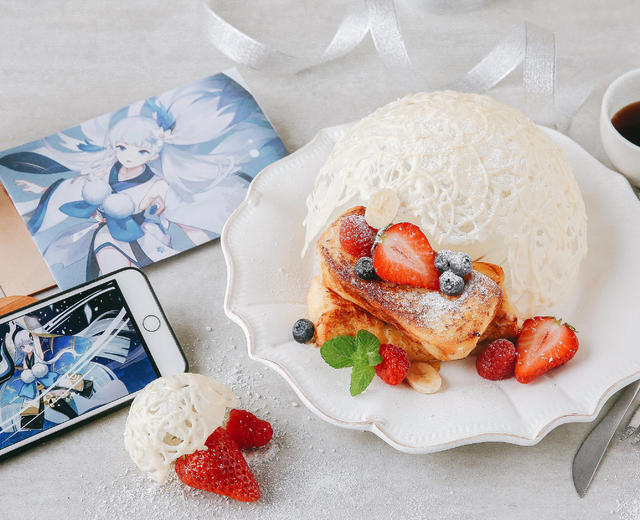 冰雪之心——白巧缤纷吐司的做法