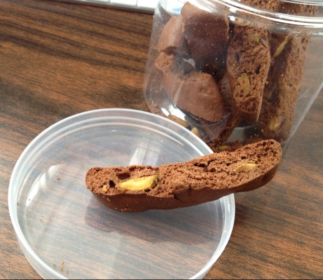 巧克力坚果意式脆饼