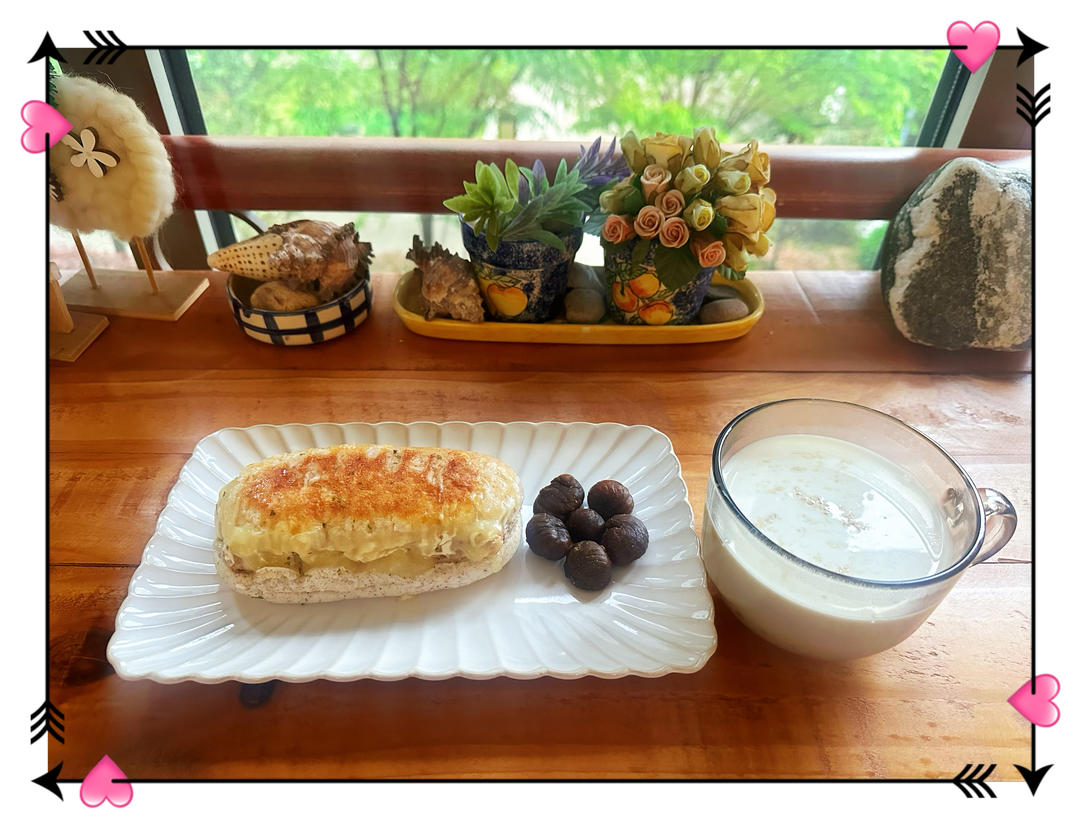 孩子学生上学早餐打卡进行中(第二贴）🍛🥛～