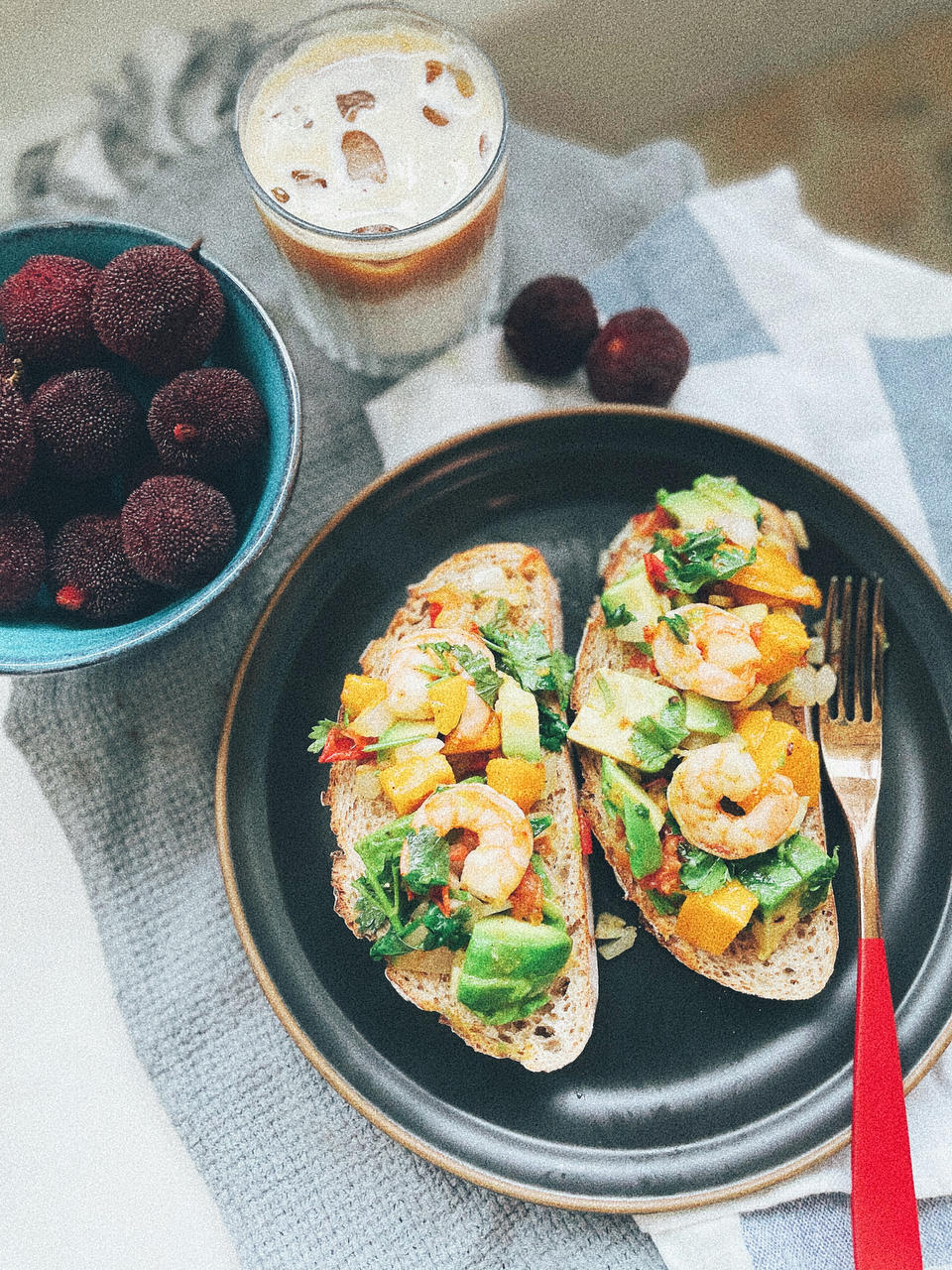 经典墨西哥taco🔥卷饼版牛油果虾仁沙拉